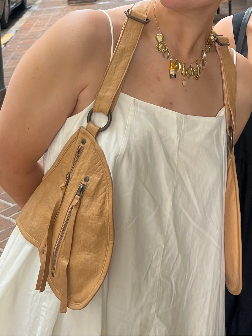 Sold Out Free People Leather Olympia Harness Bag - Picture 5 of 5